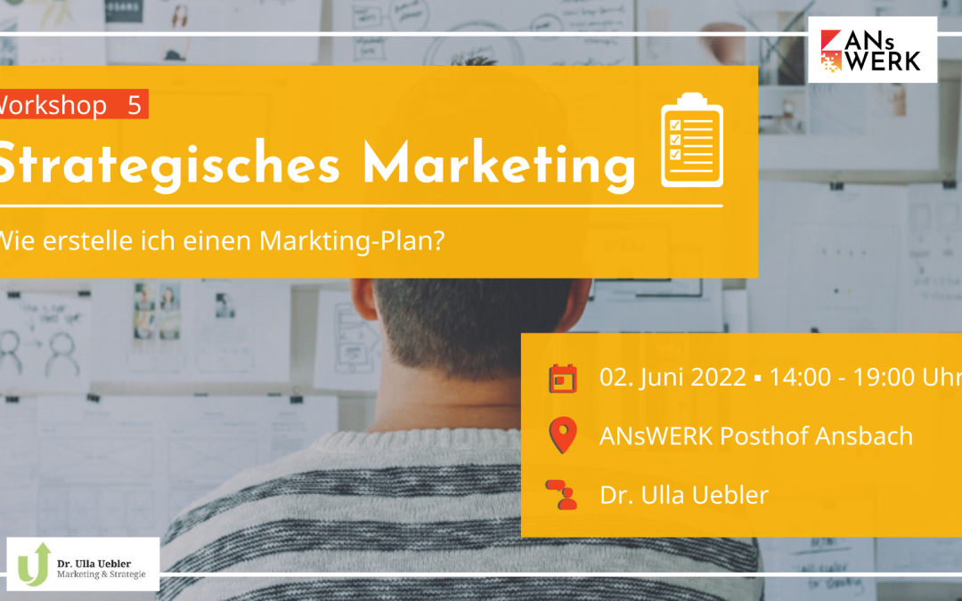 Workshop 5: Strategisches Marketing – Wie erstelle ich einen Marketing-Plan?