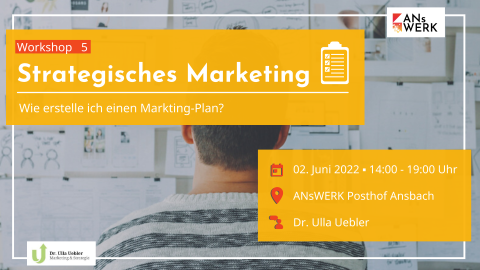 Workshop 5: Strategisches Marketing – Wie erstelle ich einen Marketing-Plan? - ANsWERK