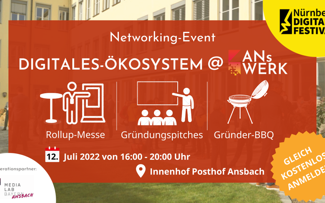 Networking-Event „Digitales Ökosystem@ANsWERK“ am 12.Juli 2022