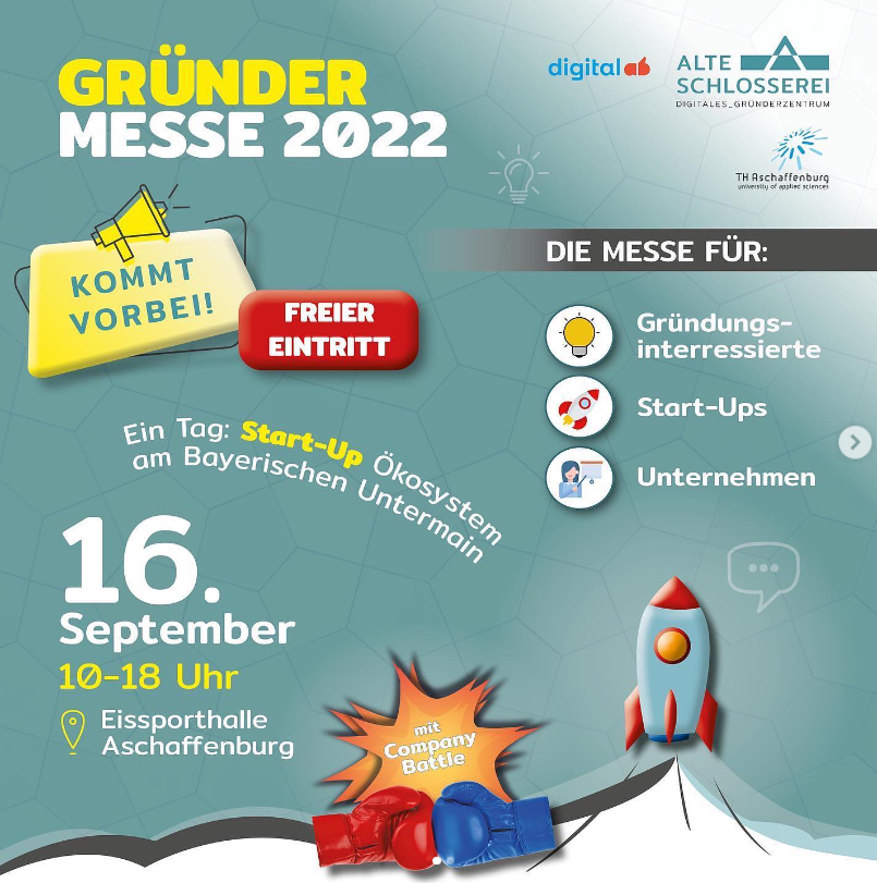Gründermesse 2022 Aschaffenburg