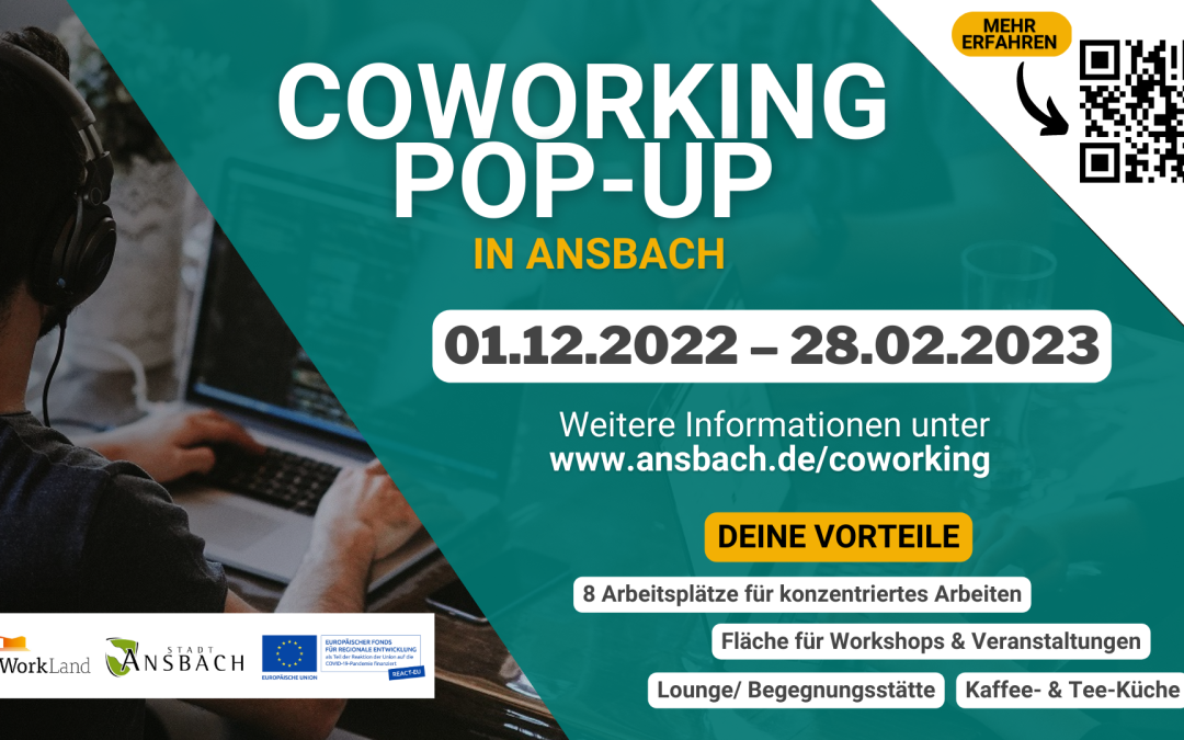 Coworking Pop-Up in Ansbach eröffnet!