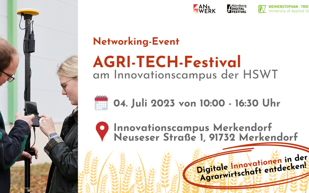 Agri-Tech-Festival am Innovationscampus der HSWT in Merkendorf