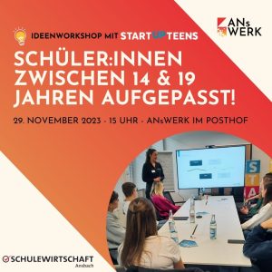 Startup Teens Veranstaltungsbild