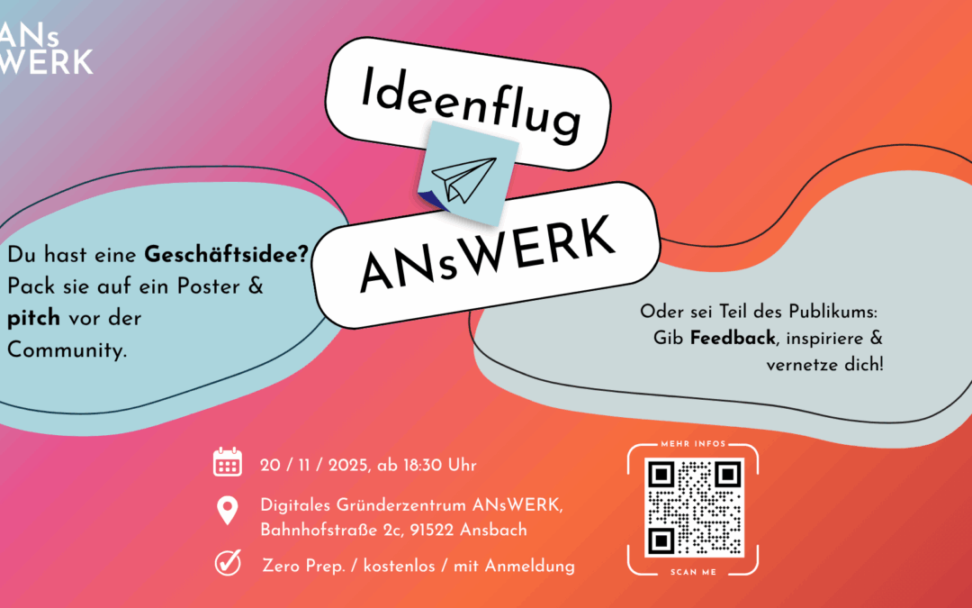 Neue Eventreihe im ANsWERK startet: Ideenflug