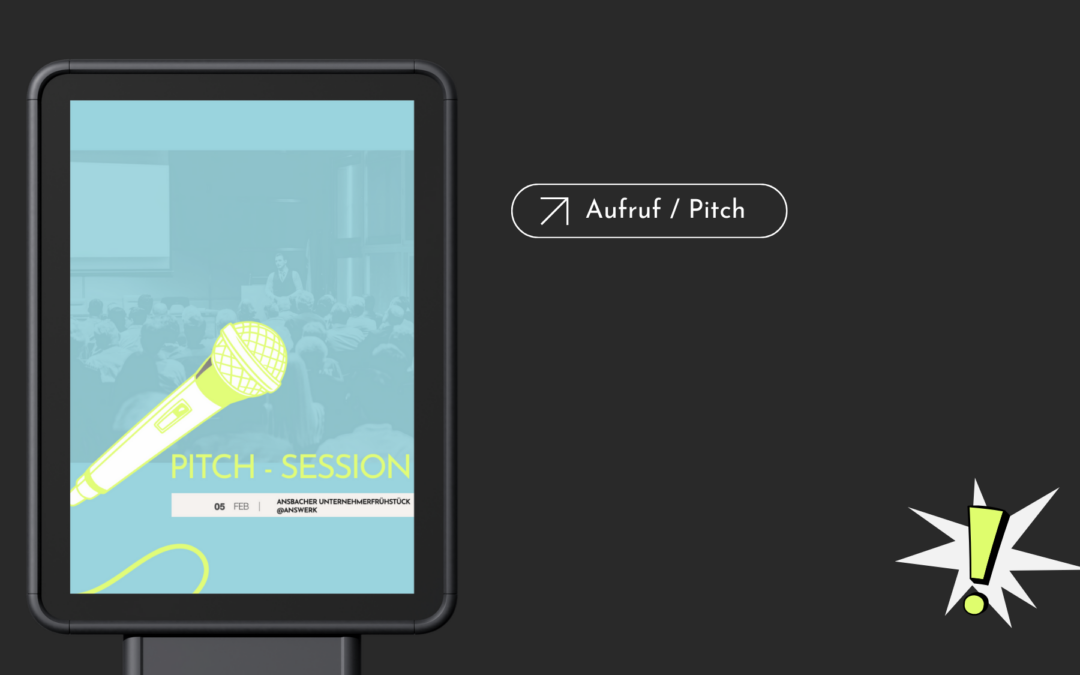 Pitch-Session beim Ansbacher Unternehmerfrühstück – Jetzt mitmachen!